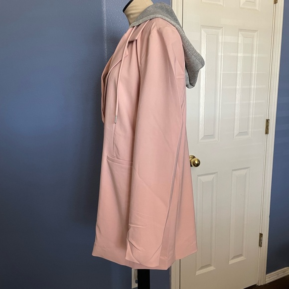 Shoe Dazzle Rose Blazer with Gray Hoodie - Picture 4 of 7